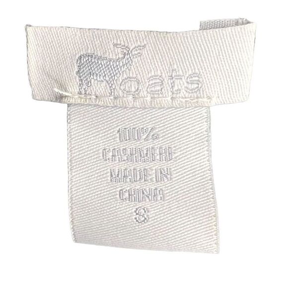 Goat 100% Cashmere Long Open Front Cardigan Small - Picture 5 of 5